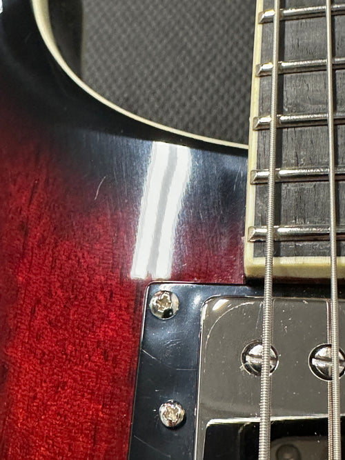 Used PRS Hollowbody SE (2021) - Fire Red Burst #26624 with Original Hard Case