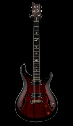 Used PRS Hollowbody SE (2021) - Fire Red Burst #26624 with Original Hard Case