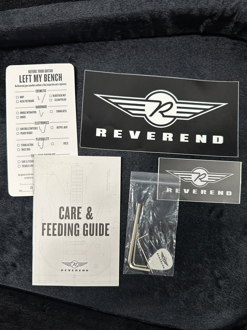 Used Reverend Mercalli 4 - Gunmetal #62853 with Case