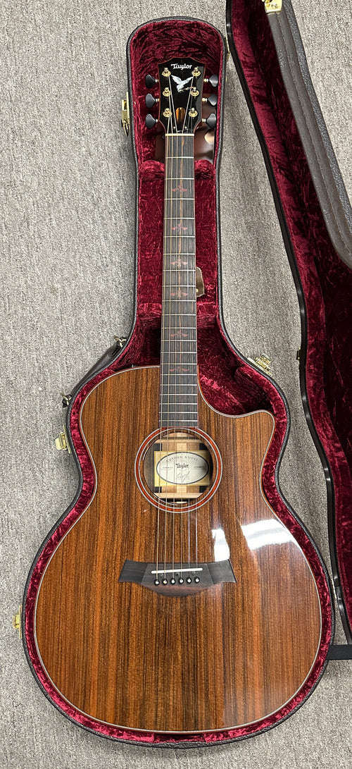 Used Taylor Custom Shop GA Sinker Redwood/Macassar Ebony (2018) - Natural #28137 with Original Hard Case