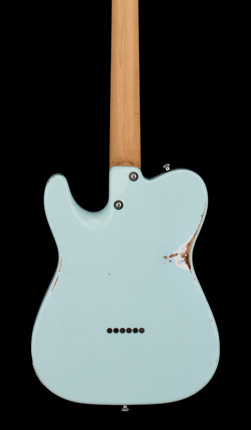 Used Tom Anderson T-Icon - Sonic Blue Distressed #1518A with Original Hard Case