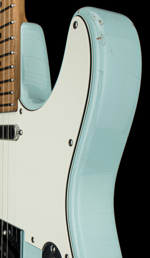 Used Tom Anderson T-Icon - Sonic Blue Distressed #1518A with Original Hard Case