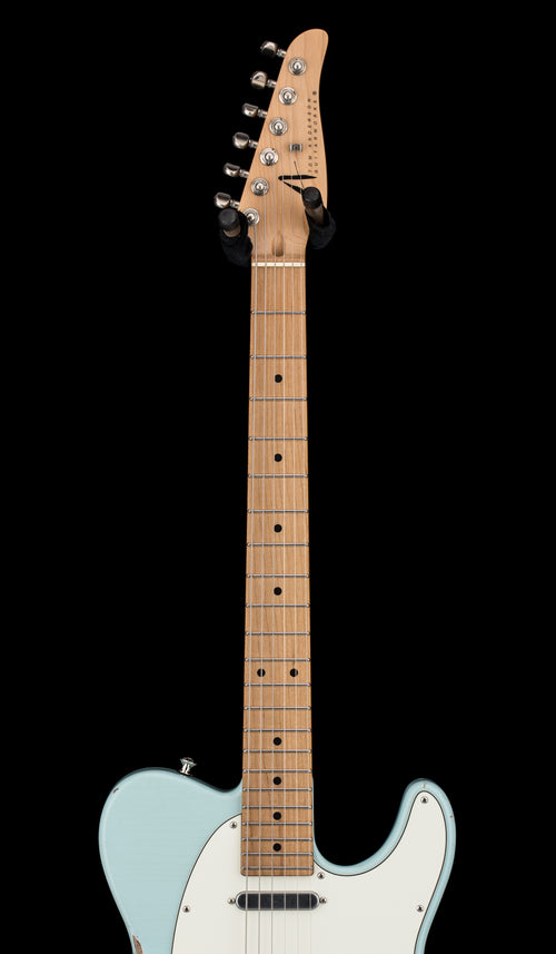 Used Tom Anderson T-Icon - Sonic Blue Distressed #1518A with Original Hard Case