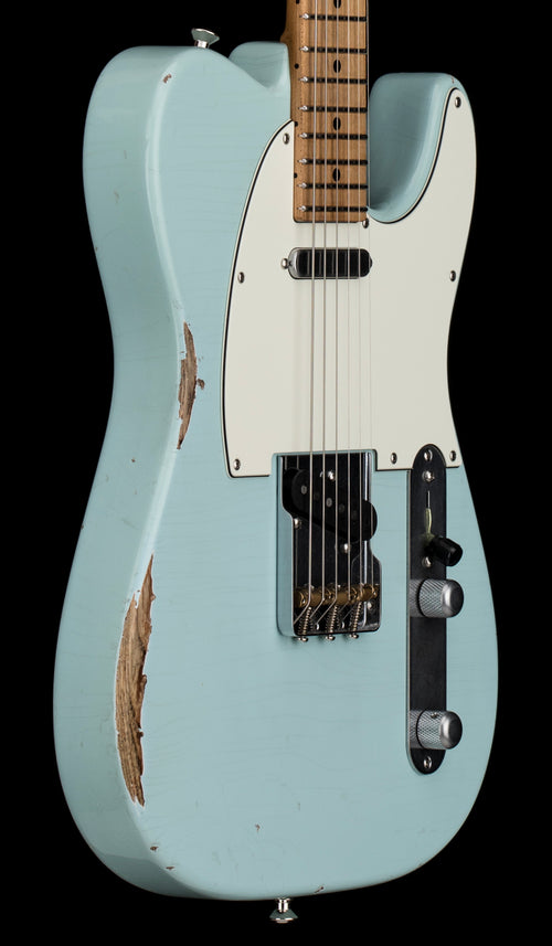 Used Tom Anderson T-Icon - Sonic Blue Distressed #1518A with Original Hard Case