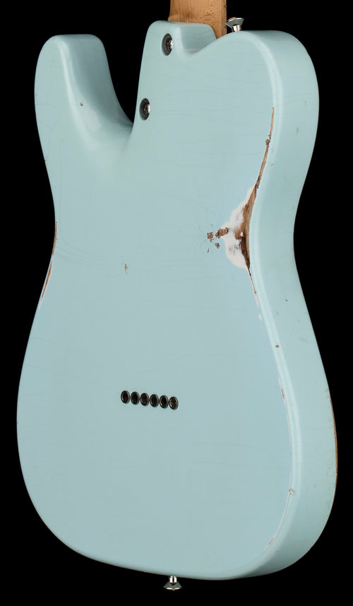Used Tom Anderson T-Icon - Sonic Blue Distressed #1518A with Original Hard Case