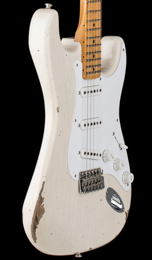 Fender Custom Shop Limited Edition Fat 1954 Stratocaster Relic with Closet Classic Hardware - Aged White Blonde #0102