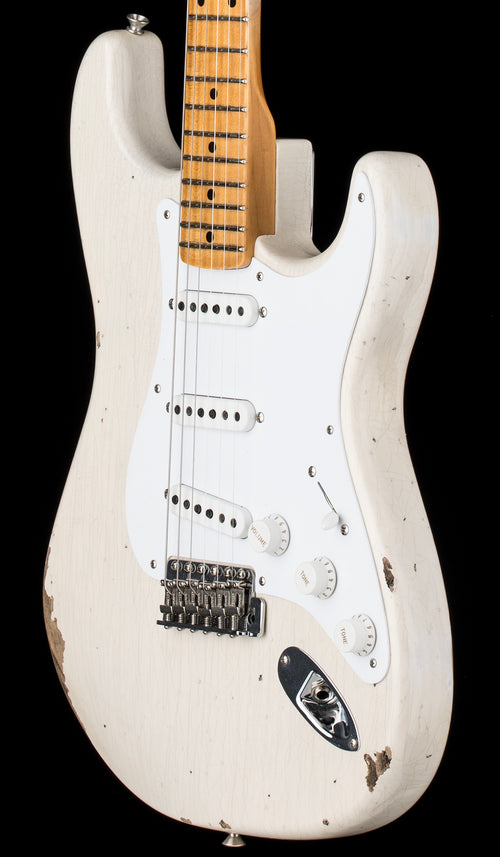 Fender Custom Shop Limited Edition Fat 1954 Stratocaster Relic with Closet Classic Hardware - Aged White Blonde #0102