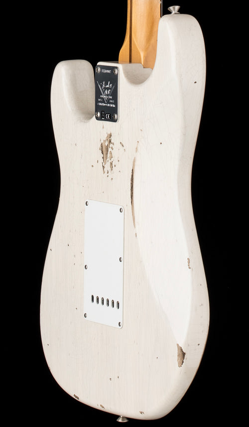 Fender Custom Shop Limited Edition Fat 1954 Stratocaster Relic with Closet Classic Hardware - Aged White Blonde #0102