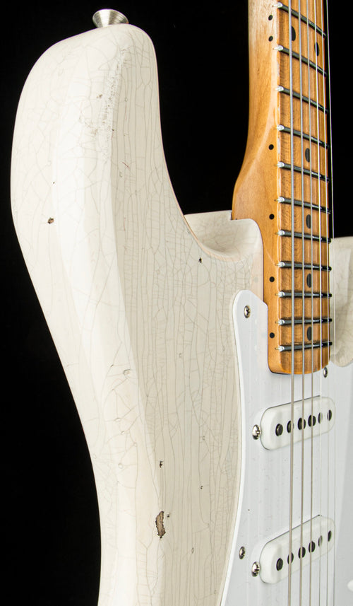 Fender Custom Shop Limited Edition Fat 1954 Stratocaster Relic with Closet Classic Hardware - Aged White Blonde #0102