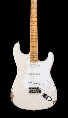 Fender Custom Shop Limited Edition Fat 1954 Stratocaster Relic with Closet Classic Hardware - Aged White Blonde #0102