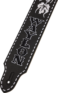 Fender Waylon Jennings Signature Strap, Black