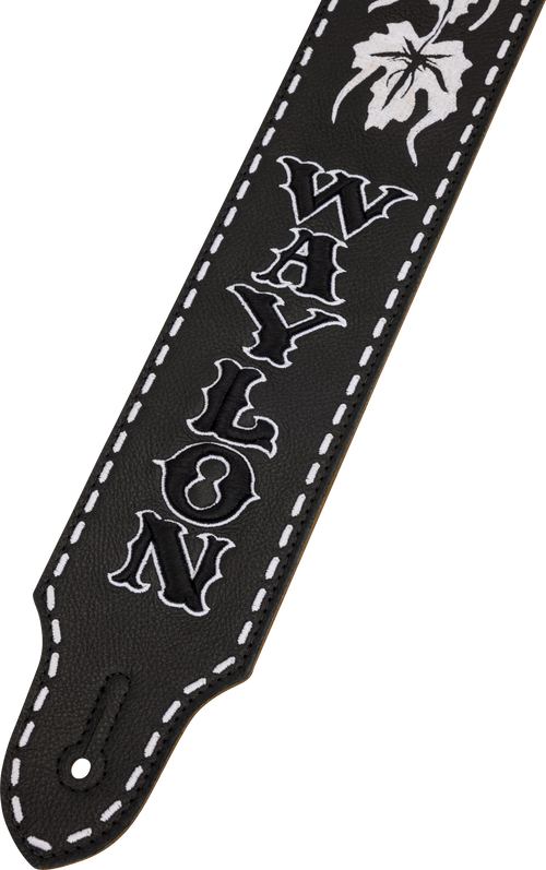 Fender Waylon Jennings Signature Strap, Black