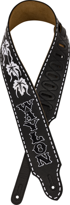 Fender Waylon Jennings Signature Strap, Black