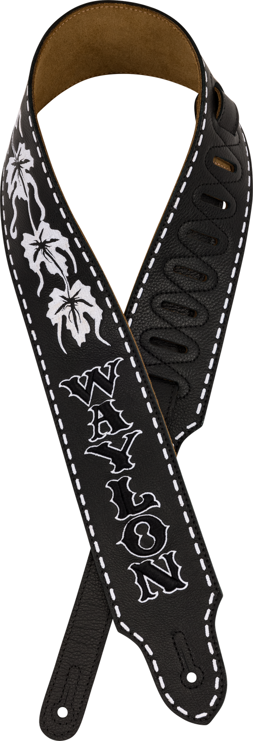 Fender Waylon Jennings Signature Strap, Black