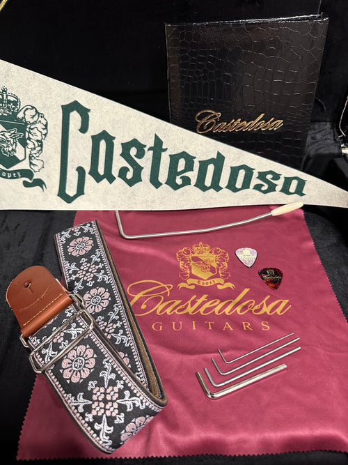 Castedosa Guitars Halcón Standard w/ La Raza Fuzz Circuit - Aged Sherwood Green #452