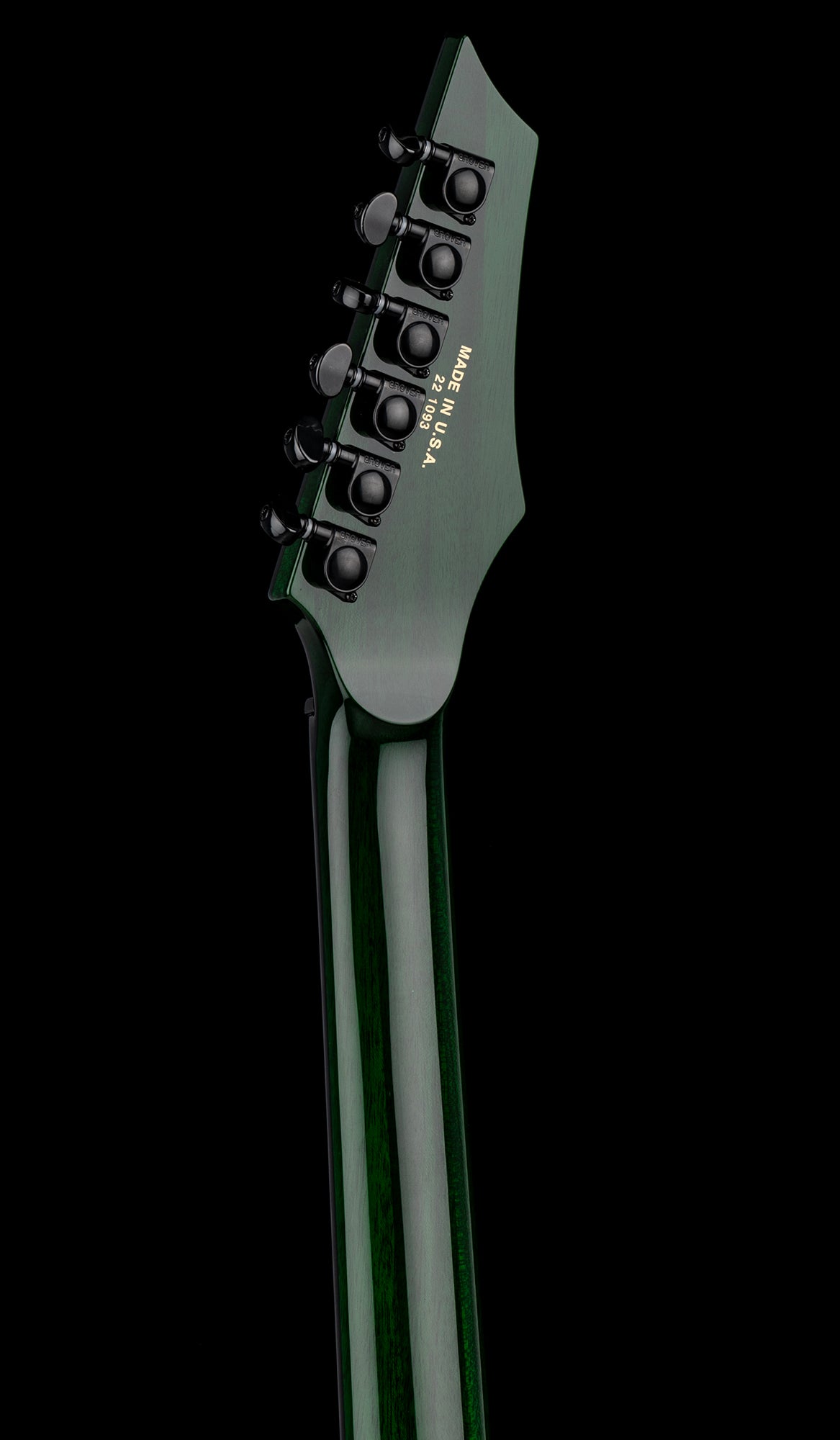 Dean USA ML Flame Top Hardtail String Through - Emerald Burst