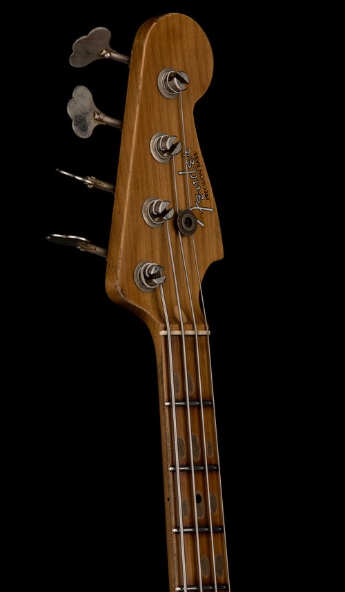 Fender Custom Shop Empire 58 Precision Bass Heavy Relic - Faded Aged Chocolate 3-Color Sunburst #91060