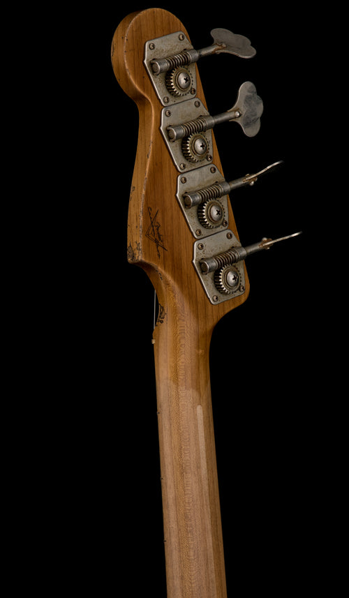 Fender Custom Shop Empire 58 Precision Bass Heavy Relic - Faded Aged Chocolate 3-Color Sunburst #91060