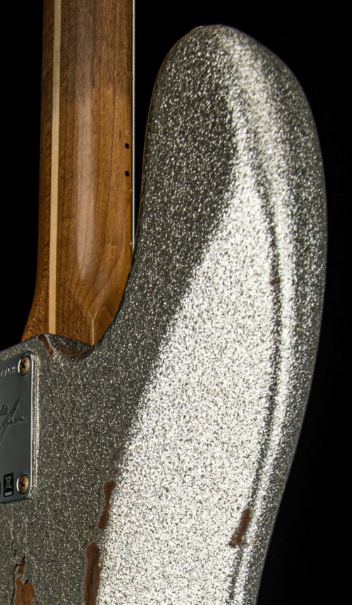 Fender Custom Shop Empire 58 Precision Bass Heavy Relic - Faded Aged Silver Sparkle #87758