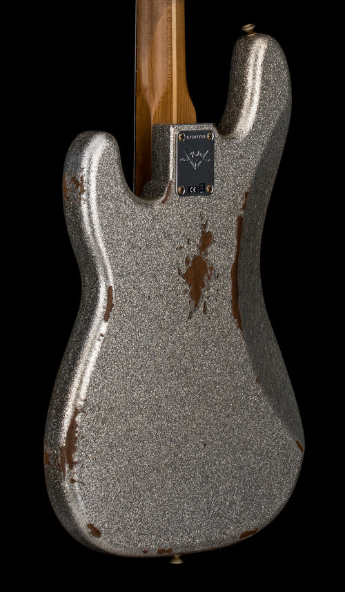 Fender Custom Shop Empire 58 Precision Bass Heavy Relic - Faded Aged Silver Sparkle #87758