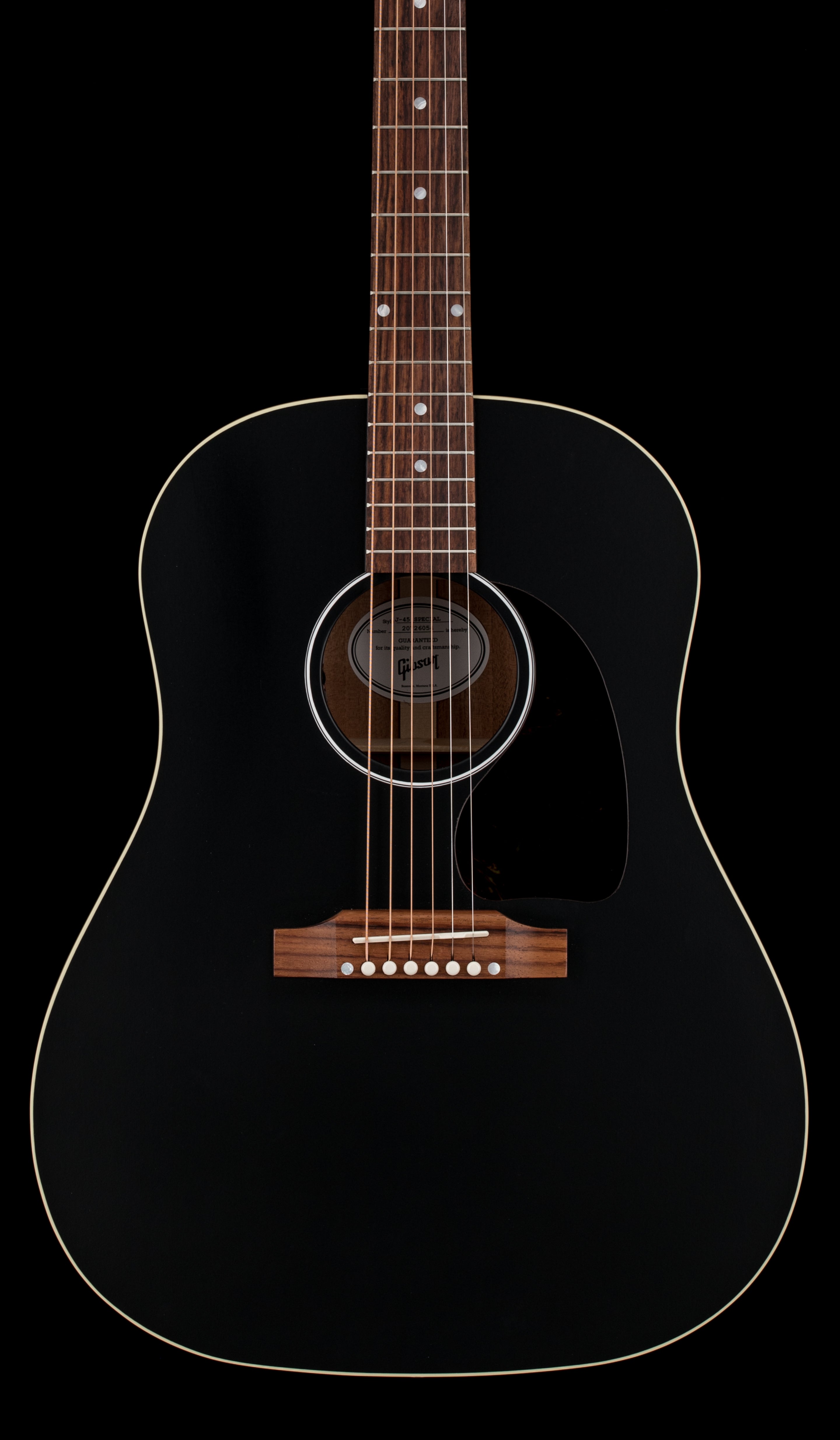 Gibson J-45 Special - Satin Ebony #26054 – Empire Music