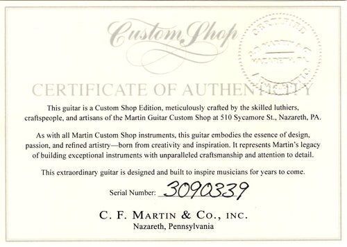 Martin Custom Shop 00-28 Style Sinker Redwood/Pale Moon Ebony #90339