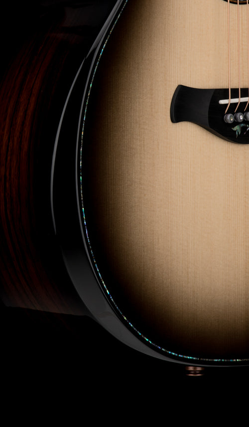 Taylor Custom Shop Builder's Edition C14ce GA B6008 - Charcoal Edgeburst #36091