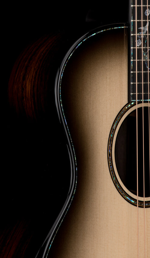 Taylor Custom Shop Builder's Edition C14ce GA B6008 - Charcoal Edgeburst #36091