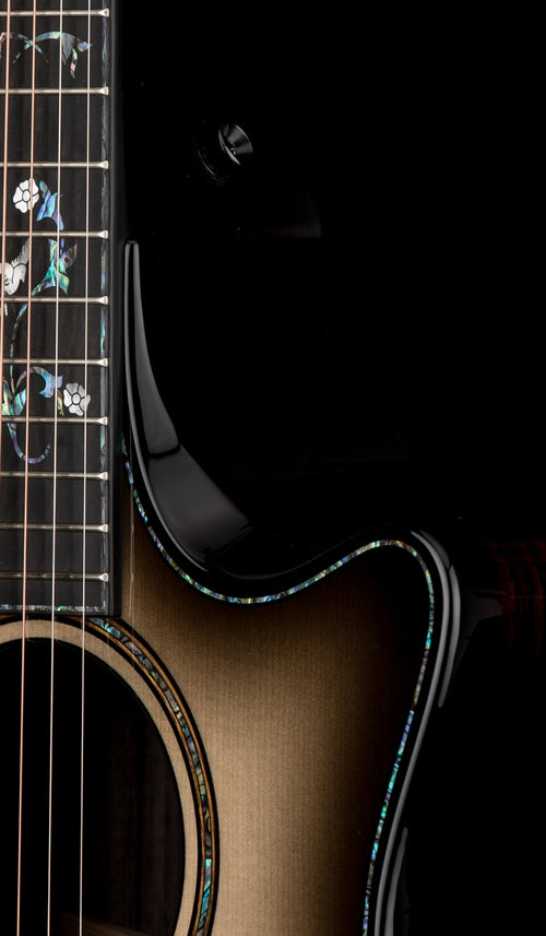 Taylor Custom Shop Builder's Edition C14ce GA B6008 - Charcoal Edgeburst #36091