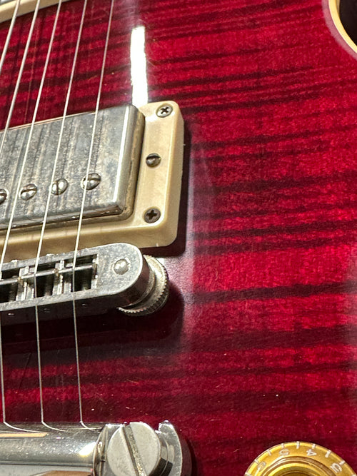 Used Gibson Les Paul Standard Premium Plus (2005) - Wine Red #15542 with Original Hard Case