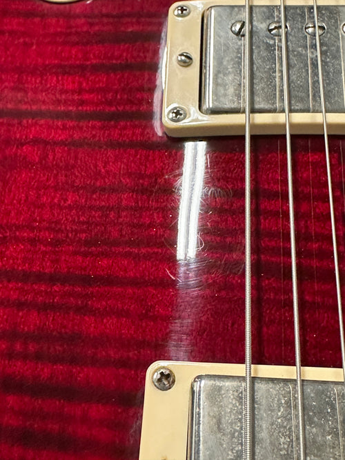 Used Gibson Les Paul Standard Premium Plus (2005) - Wine Red #15542 with Original Hard Case