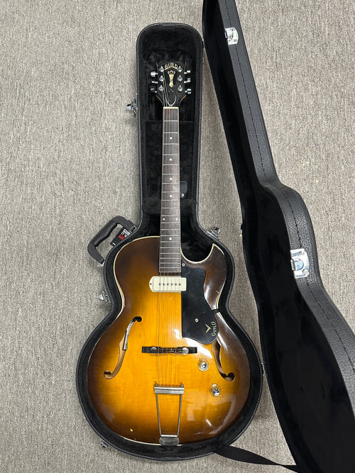 Vintage Guild 1959 T-100 Slim Jim - Sunburst #10784 with Hard Case