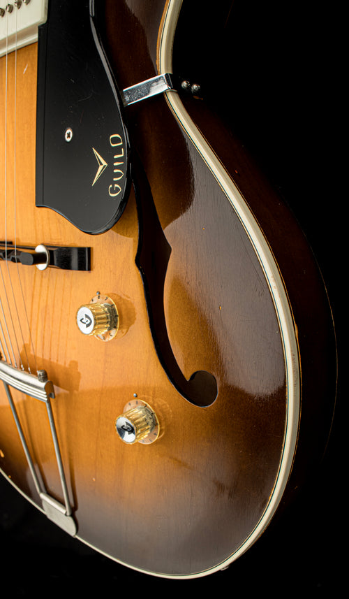 Vintage Guild 1959 T-100 Slim Jim - Sunburst #10784 with Hard Case
