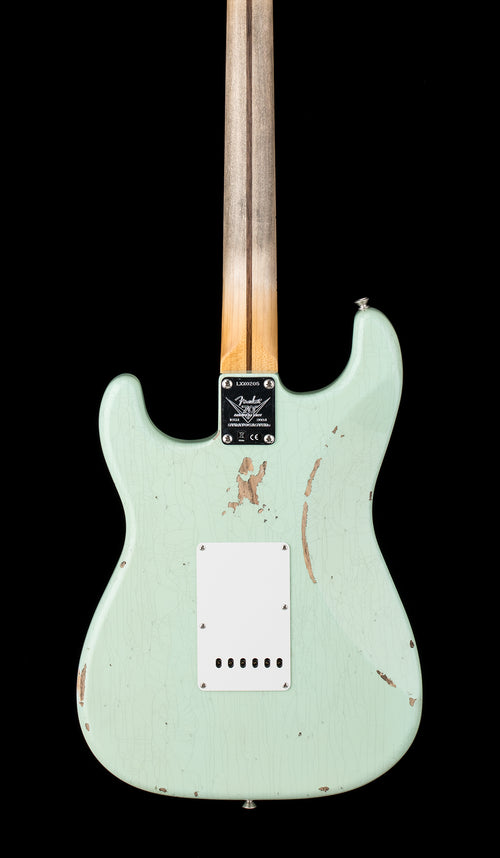 Fender Custom Shop Limited Edition Fat 1954 Stratocaster Relic with Closet Classic Hardware - Faded Aged Surf Green #0205