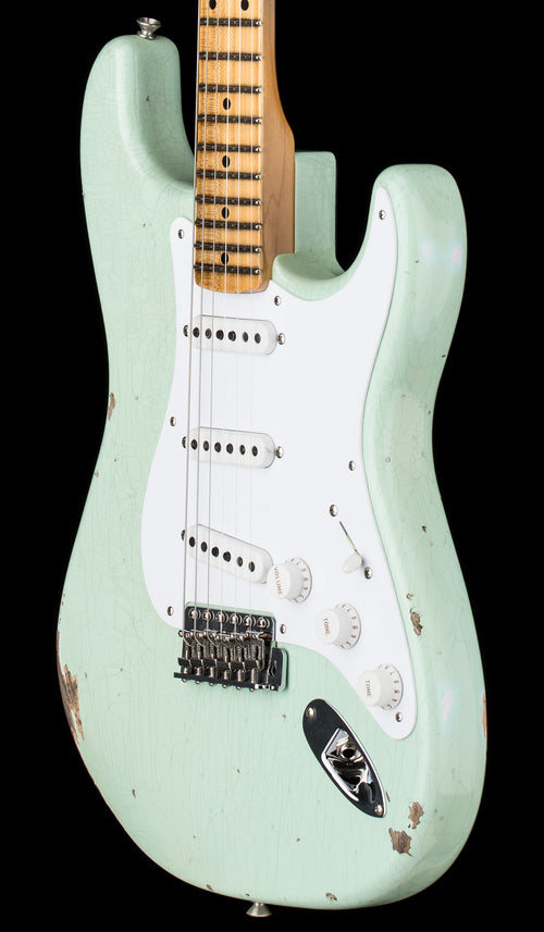 Fender Custom Shop Limited Edition Fat 1954 Stratocaster Relic with Closet Classic Hardware - Faded Aged Surf Green #0205