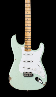 Fender Custom Shop Limited Edition Fat 1954 Stratocaster Relic with Closet Classic Hardware - Faded Aged Surf Green #0205