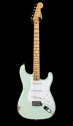 Fender Custom Shop Limited Edition Fat 1954 Stratocaster Relic with Closet Classic Hardware - Faded Aged Surf Green #0205