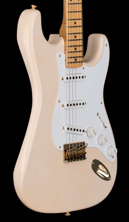 Fender Custom Shop Limited Edition 1954 Hardtail Stratocaster DLX Closet Classic - Super Faded Aged Shell Pink #0151