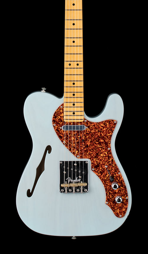 Fender Limited Edition American Professional II Telecaster Thinline - Transparent Daphne Blue #15251