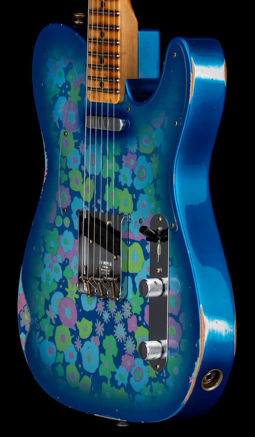 Fender Custom Shop Limited Edition '68 Blue Flower Telecaster Relic #83383