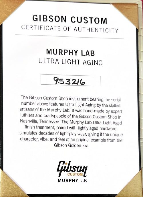 Gibson Custom Shop 1959 Les Paul Standard Murphy Lab Ultra Light Aged - Southern Fade Burst #53216