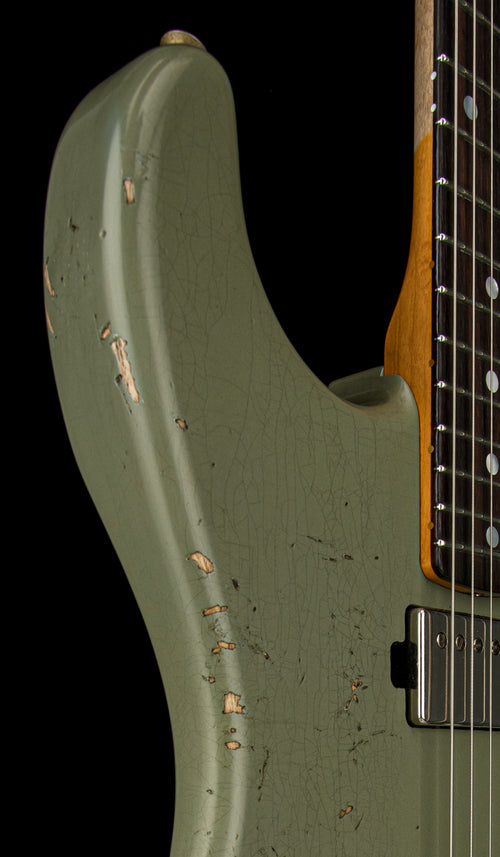 Fender Custom Shop 1966 Stratocaster SH Heavy Relic - Super Faded Aged Antique Olive Drab #88896