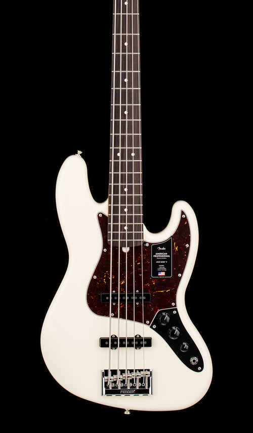 Fender American Professional Jazz Bass V - Olympic White #85315