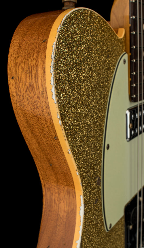 Fender Custom Shop Dual Stack HS Telecaster Relic - Gold Sparkle Top #47839
