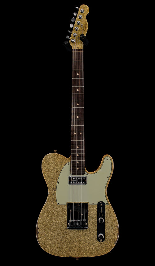 Fender Custom Shop Dual Stack HS Telecaster Relic - Gold Sparkle Top #47839