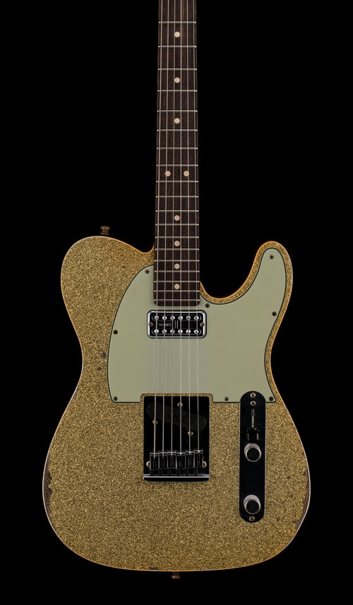 Fender Custom Shop Dual Stack HS Telecaster Relic - Gold Sparkle Top #47839