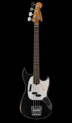 Fender JMJ Road Worn Mustang Bass - Black #42373