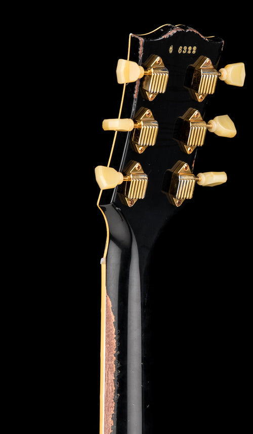 Gibson Custom Shop Limited Edition 1954 Les Paul Custom Reissue Murphy Lab Heavy Aged - Ebony #46322