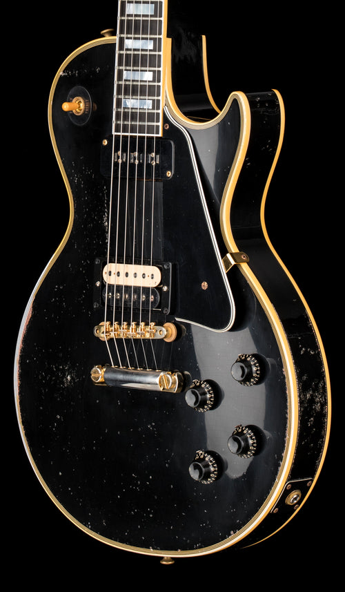 Gibson Custom Shop Limited Edition 1954 Les Paul Custom Reissue Murphy Lab Heavy Aged - Ebony #46322