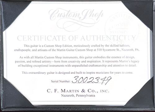 Martin Custom Shop 00-28 12-Fret Style Adirondack Spruce/Guatemalan Rosewood #02349 (Empire Music Spec)